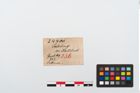 Etikett zu Eisenmesser (NHMW-PRAE-024400)
